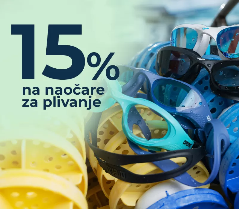  15% na naočare za plivanje