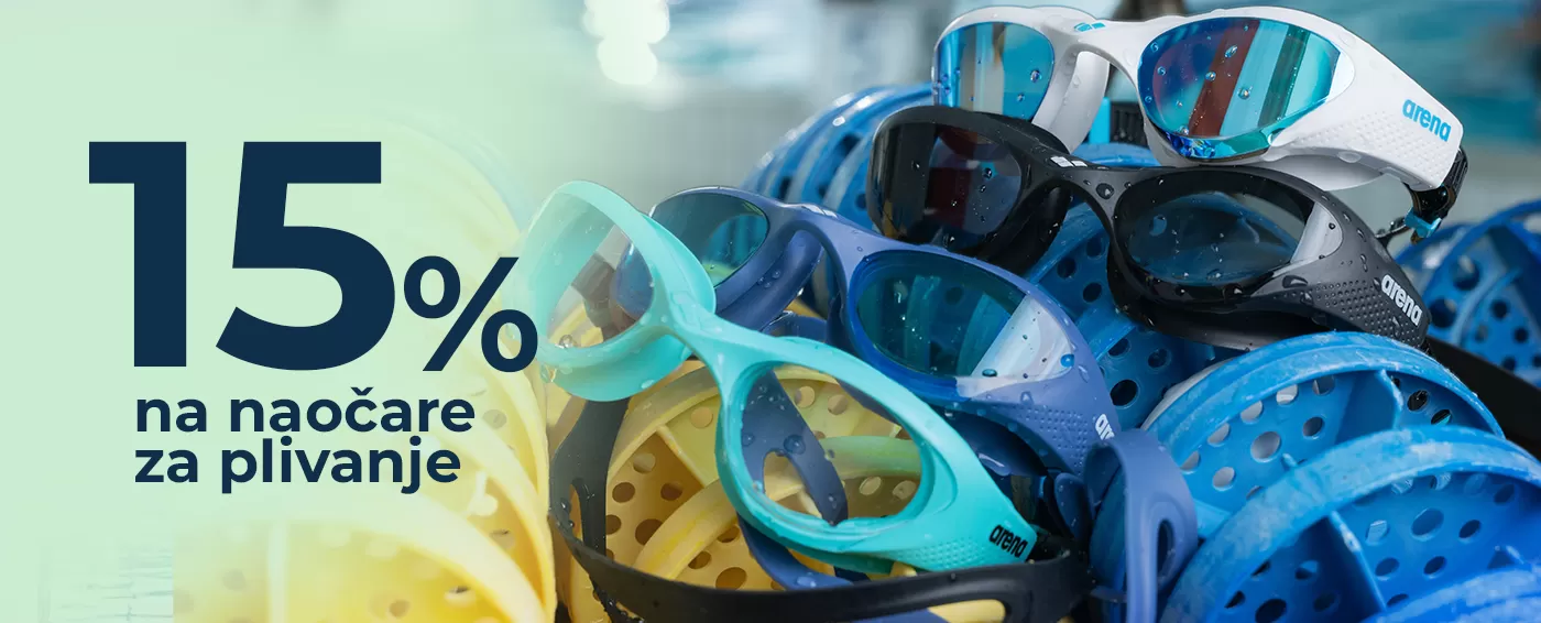  15% na naočare za plivanje