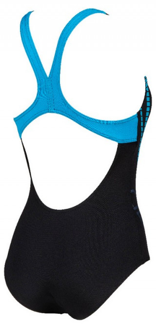 W SHINER SWIM PRO BACK ONE PIECE B BLACK-TURQUOISE ŽENSKI KUPAĆI KOSTIM 