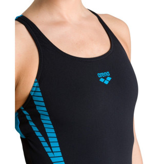 W SHINER SWIM PRO BACK ONE PIECE B BLACK-TURQUOISE ŽENSKI KUPAĆI KOSTIM 