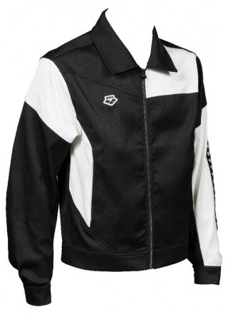DENIM JACKET BLACK-WHITE 