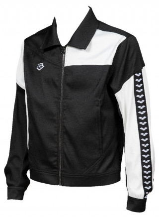 DENIM JACKET BLACK-WHITE 