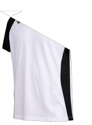 TE PANEL T-SHIRT WHITE-BLACK 