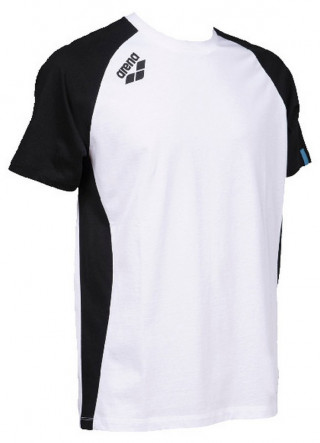 TE PANEL T-SHIRT WHITE-BLACK 
