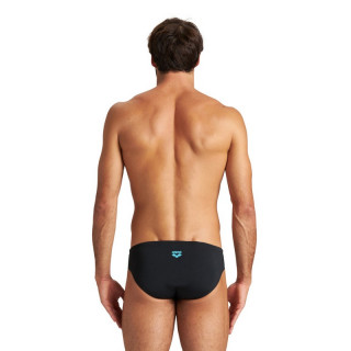 ARENA M STREAK BRIEF BLACK TURQUOISE MUŠKE KUPAĆE GAĆE 