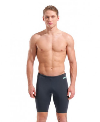 MENS TEAM SWIM JAMMER SOLID  ASPHALT WATER 