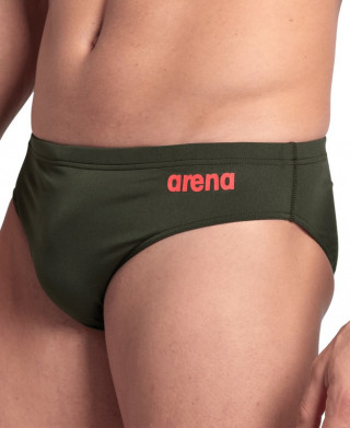 MENS TEAM SWIM BRIEFS SOLID DARK SAGE 