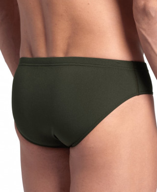 MENS TEAM SWIM BRIEFS SOLID DARK SAGE 