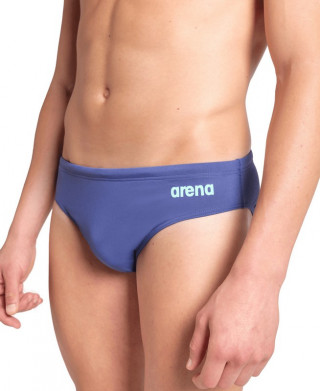 M TEAM SWIM BRIEFS SOLID PLUM 
