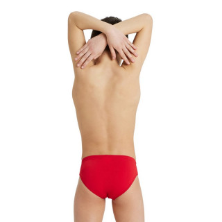 B TEAM SWIM BRIEFS SOLID RED-WHITE 