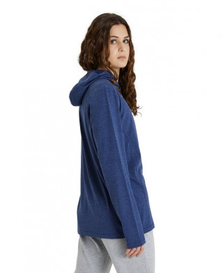 TEAM HOODED LONG SLEEVE T-SHIRT NAVY 