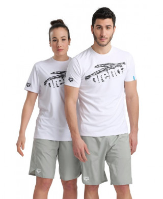 ARENA T-SHIRT LOGO WHITE 