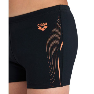 B SWIM SHORT GRAPHIC BLACK-NESPOLA 