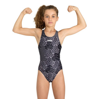 GIRL'S ARENA KIKKO PRO SWIMSUIT SWIM TECH L 