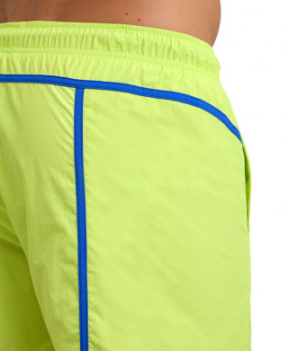 MENS ARENA PRO FILE BEACH SHORT SOFT GREEN-NEON BLUE 