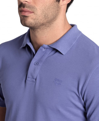 M POLOSHIRT SOLID COTTON PIQUET PURPLE 