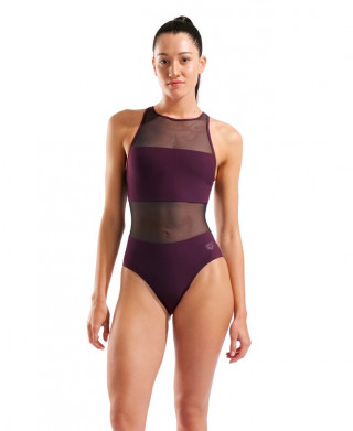 WOMEN'S ARENA MESH PANELS SWIMSUIT 