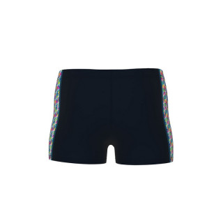 BOYS ARENA STARFISH SWIM SHORT BLACK-WHITE MULTI 