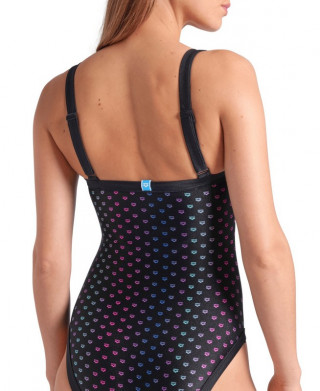 W ARENA RAINBOW MONOGRAM SWIM 