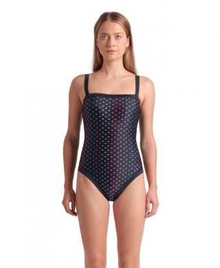 W ARENA RAINBOW MONOGRAM SWIM 