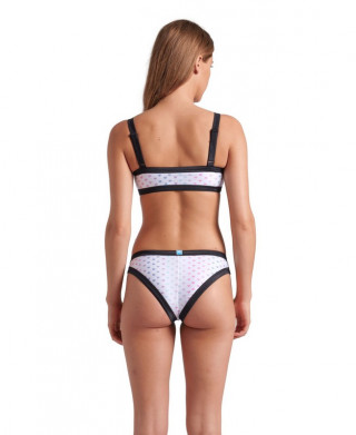 W ARENA RAINBOW MONOGRAM BIKINI 