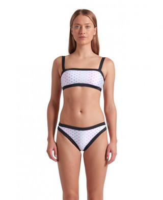 W ARENA RAINBOW MONOGRAM BIKINI 