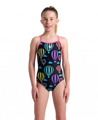 G  ARENA BALLOONS SWIMSUIT LIGHTDROP BACK BLACK MULTI 