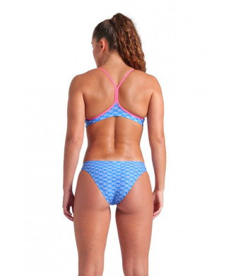 WOMENS ARENA MONOGRAM BIKINI BANDEAU 