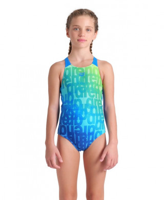 G ARENA MULTI COLOURS SWIMSUIT V BLUE 