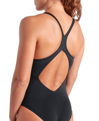 W ARENA TRAIL SWIMSUIT V BACK BLACK 