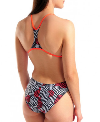 W ARENA GEOMETRY SWIMSUIT SWIM BOO 