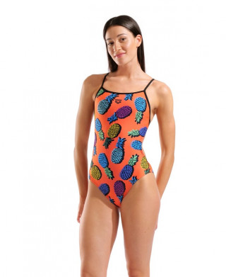 W ARENA PINEAPPLES SWIMSUIT TIE BAC 