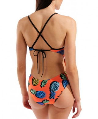 W ARENA PINEAPPLES SWIMSUIT TIE BAC 