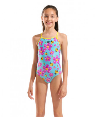 G ARENA SPRING SWIMSUIT WATER MULTI-YELLOW STAR 