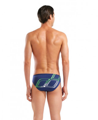M ARENA GRAPHIC SWIM BRIEFS NAVY 