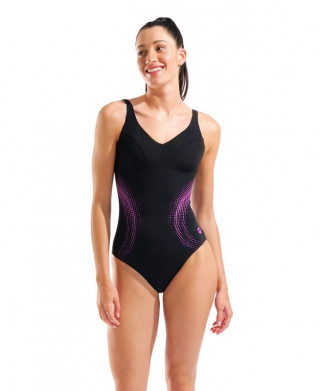 W ARENA SHIMMERING SWIMSUIT U BACK 