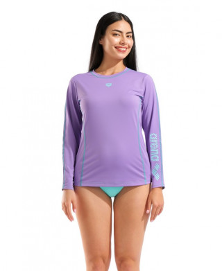 W ARENA L/S SWIM SHIRT 