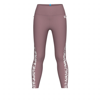 W ARENA SWIM LONG TIGHT ALL SATIN PINK-WHITE 