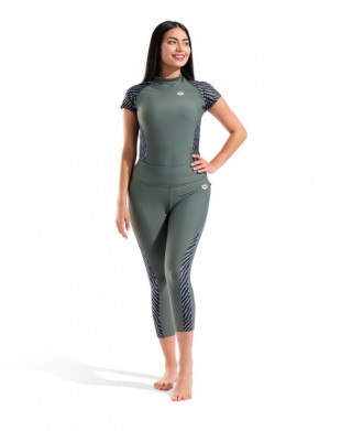 W ARENA SWIM LONG TIGHT  ALLOVER 