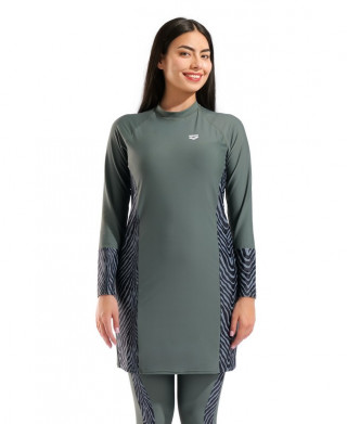 W ARENA SWIM TUNIC ALLOVER 