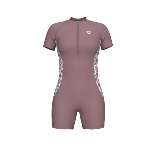 W ARENA S/S SLIMKINI SATIN PINK-WHITE 