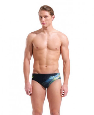 M ARENA JELLYFISH SWIM BRIEFS BLACK-MULTI 