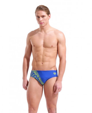 M ARENA PLAYFUL SWIM BRIEFS ROYAL-ARTIC LIME 