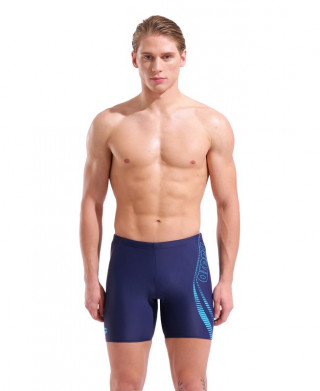 M ARENA PATH SWIM MID JAMMER NAVY-TURQUOISE 