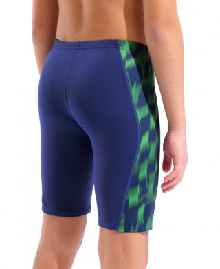 B ARENA WAVE SWIM JAMMER NAVY-TEAM BLUE GREEN 