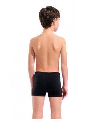 B ARENA BOLD SWIM SHORT BLACK-BRIGHT CORAL 