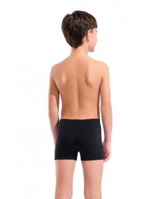 B ARENA BOLD SWIM SHORT BLACK-TURQUOISE 