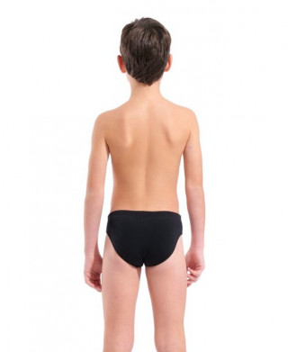 B ARENA BOLD SWIM BRIEFS BLACK-BRIGHT CORAL 