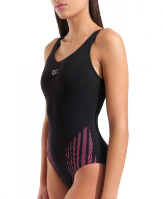W ARENA SWIMSUIT GIUSY SQUARED BACK BLACK 