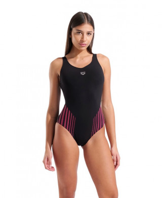 W ARENA SWIMSUIT GIUSY SQUARED BACK BLACK 